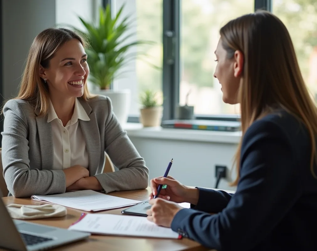 Professional mentor coaching session in business environment